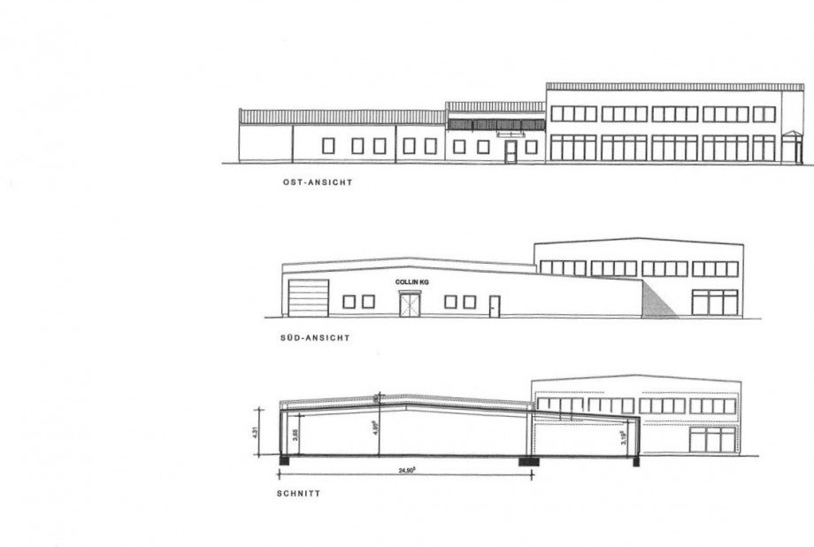 Ansichten Halle / Lager / Produktion Kempen