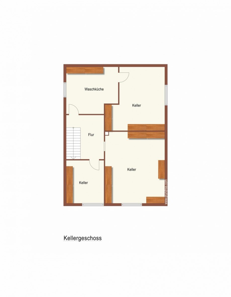 Grundriss Kellergeschoss Zweifamilienhaus Korschenbroich