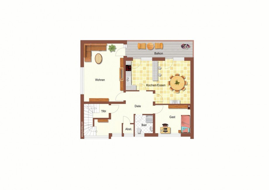 Der Grundriss Obergeschoss Zweifamilienhaus Korschenbroich