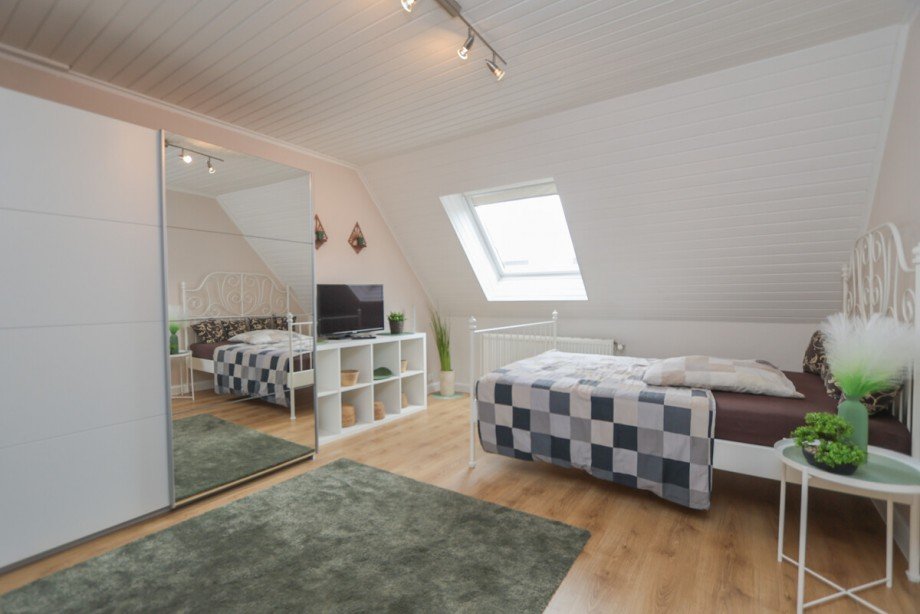 Das Schlafzimmer 2. Etage Maisonettewohnung M�nchengladbach