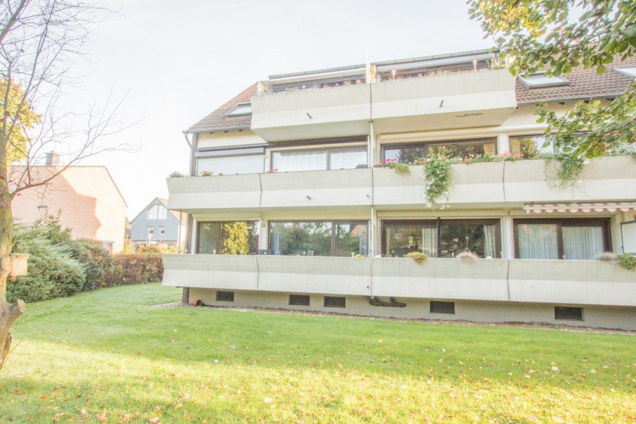 Gartenansicht Erdgeschosswohnung Korschenbroich