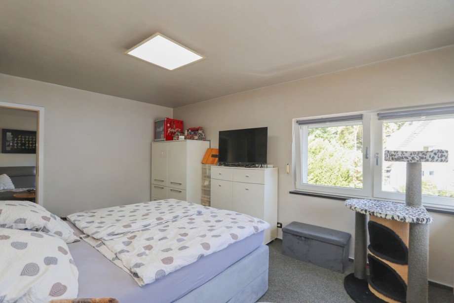 Das Schlafzimmer im OG Maisonettewohnung M�nchengladbach / Venn