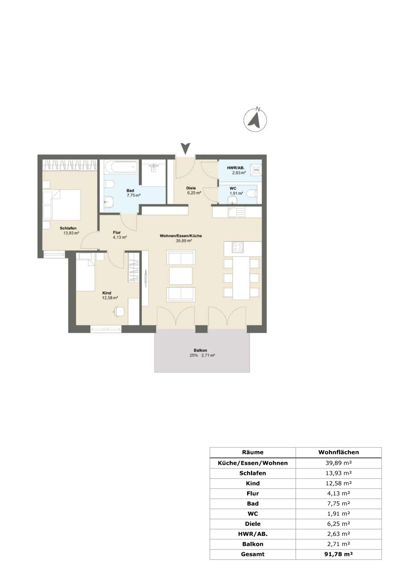 Der Grundriss Erdgeschosswohnung Korschenbroich / Kleinenbroich