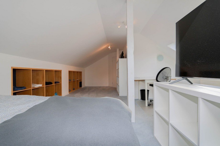 Das Schlafzimmer im Dachgeschoss Bungalow Korschenbroich