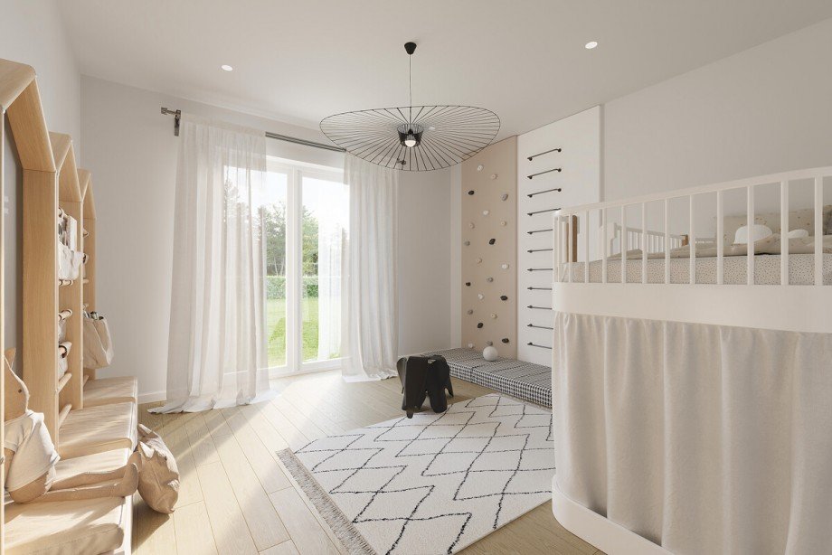Das visualisierte Kinderzimmer 2 Erdgeschosswohnung Korschenbroich / Kleinenbroich