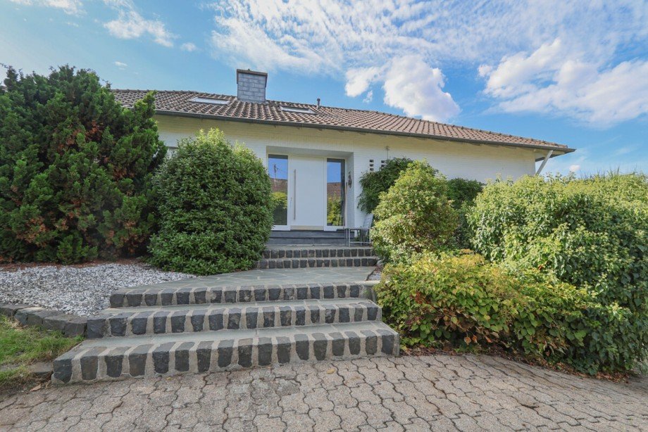 Die Au�enansicht Bungalow Korschenbroich