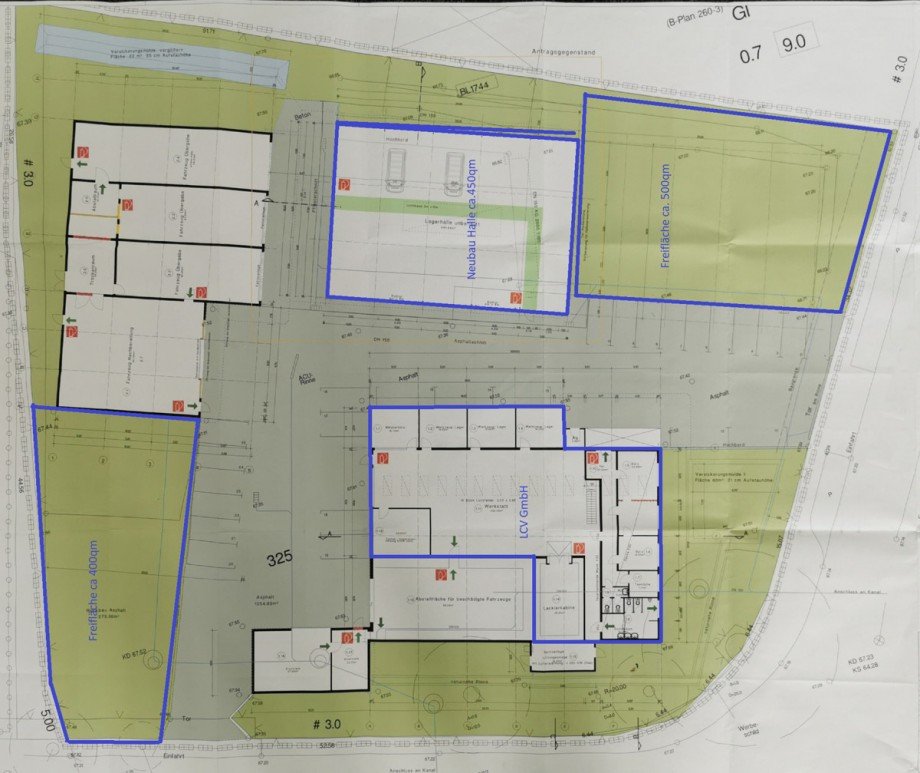 Lageplan gesamt Werkstatt Viersen