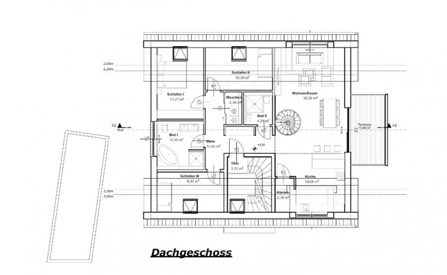 Der Grundriss Maisonettewohnung Korschenbroich