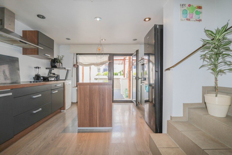 Die K�che im Obergeschoss Maisonettewohnung Korschenbroich / Kleinenbroich