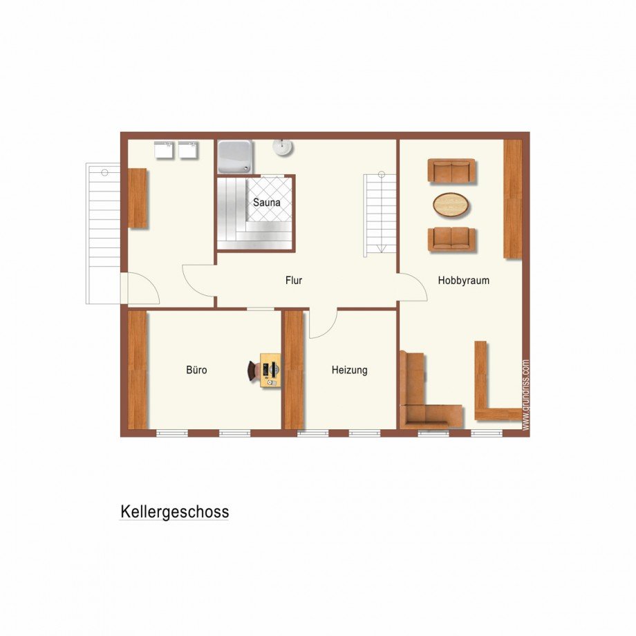 Kellergeschoss Einfamilienhaus Neuss / Hoisten