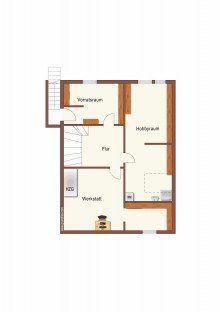 Grundriss Kellergeschoss Freistehendes Einfamilienhaus mit gro�em Garten und Garage in bevorzugter Wohnlage von Kleinenbroich