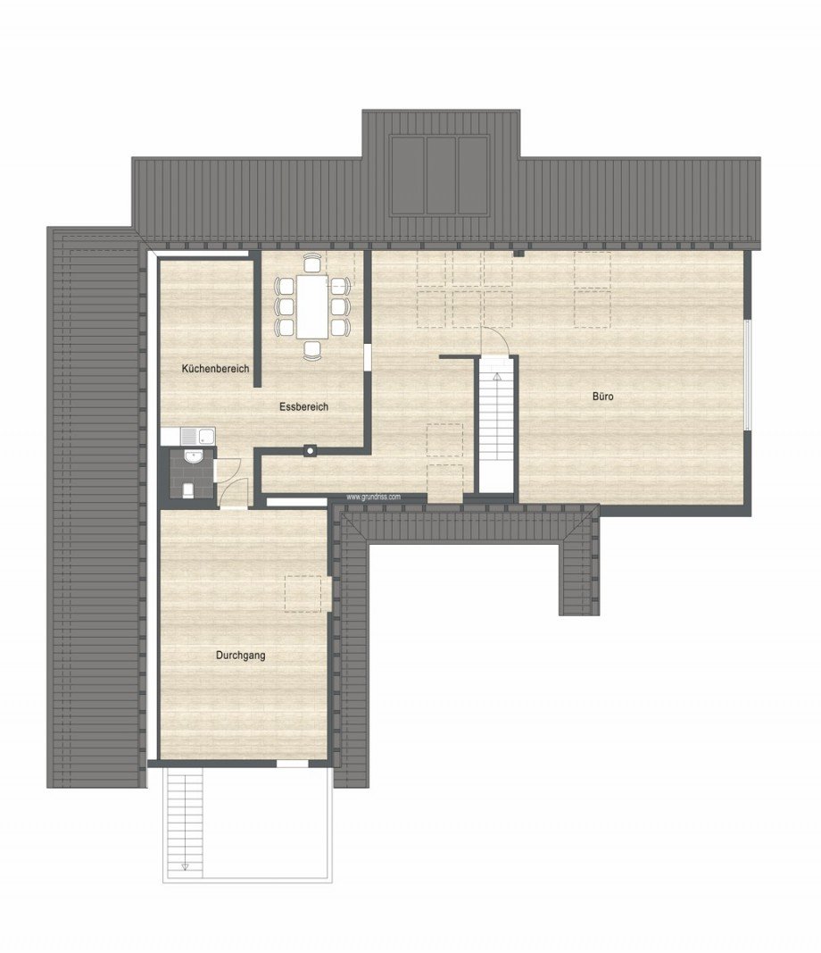 Grundriss - 1.OG B�rofl�che Korschenbroich
