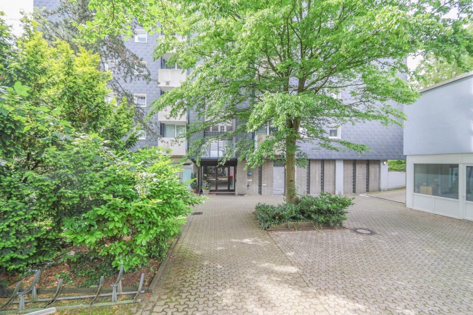 Die Au�enansicht Etagenwohnung Kaarst