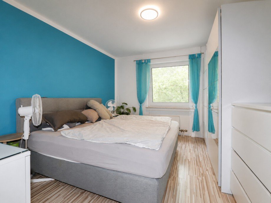 Das Schlafzimmer Dachgeschosswohnung M�nchengladbach