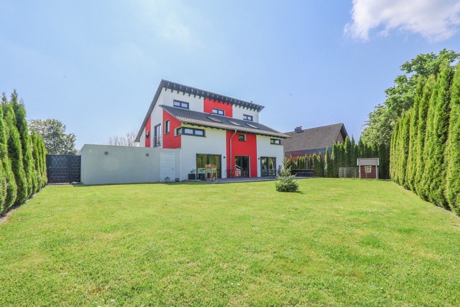 Die Gartenansicht Einfamilienhaus Korschenbroich / Pesch