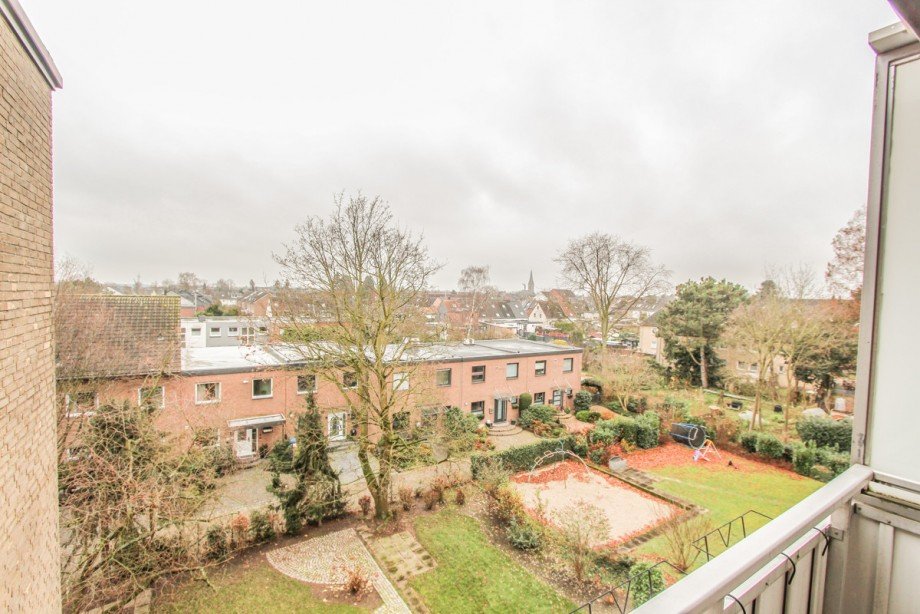 Ausblick vom Balkon Etagenwohnung Willich