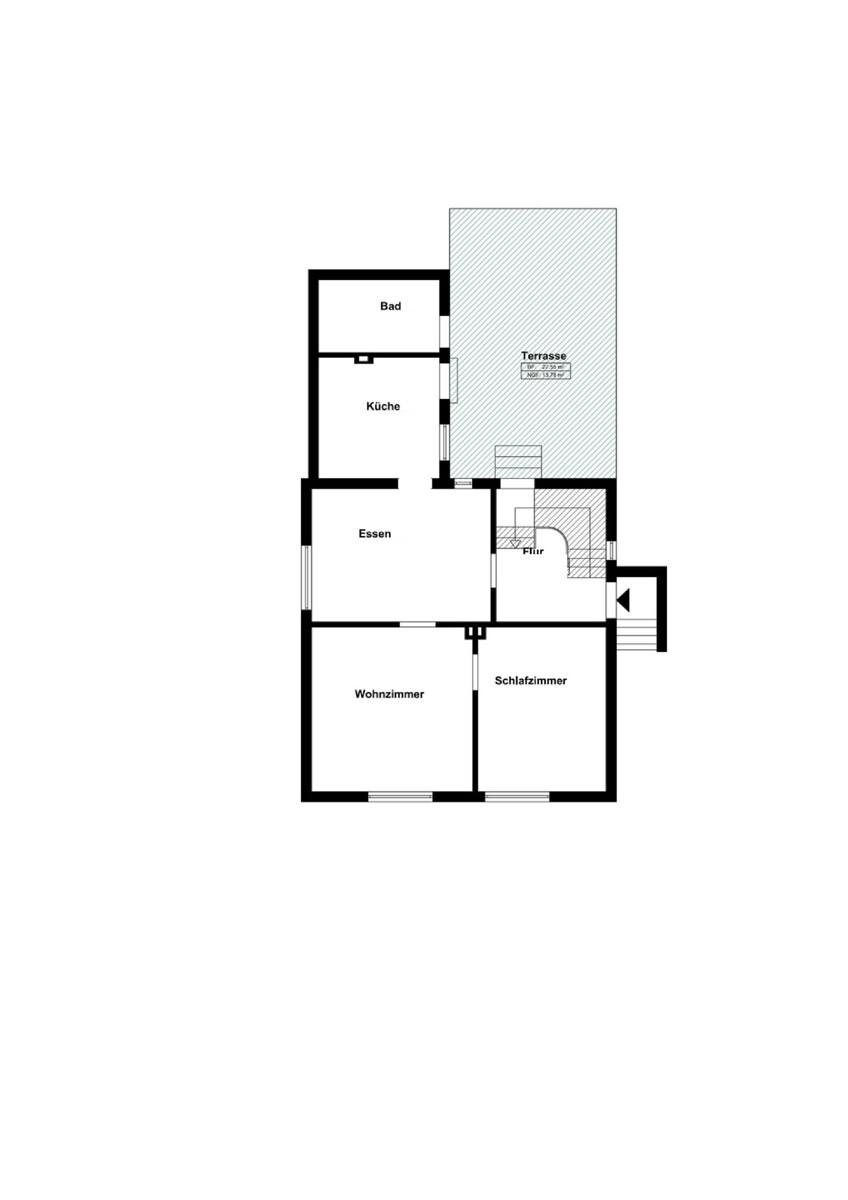 Der Grundriss EG Einfamilienhaus Korschenbroich / Pesch