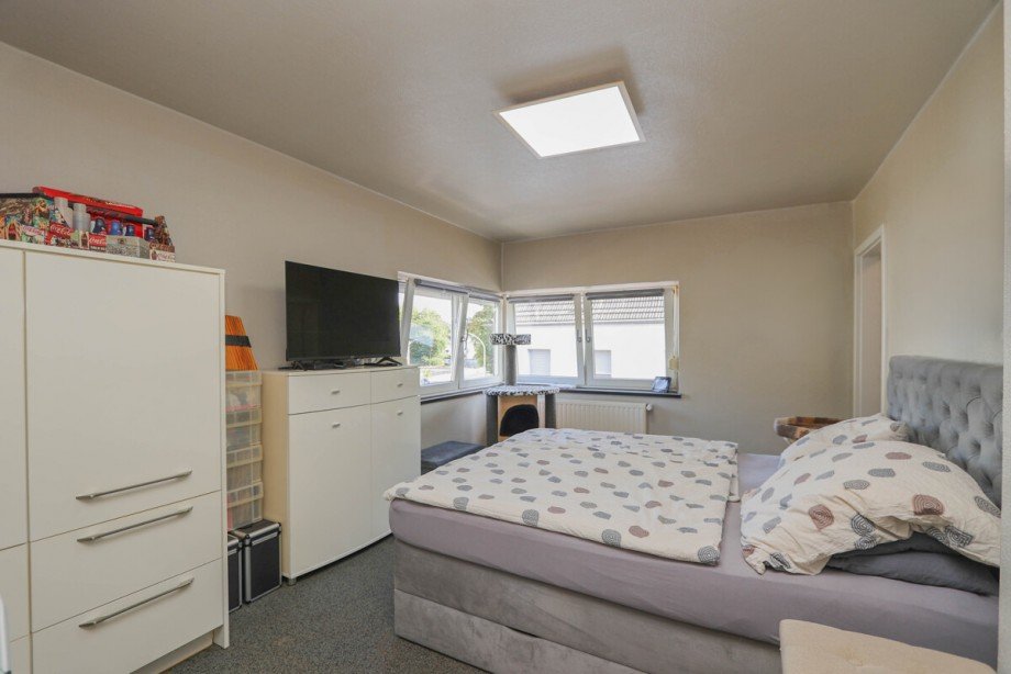 Das Schlafzimmer im OG Maisonettewohnung M�nchengladbach / Venn