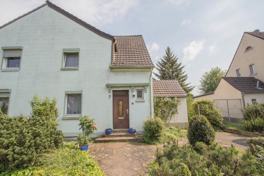 Au�enansicht Doppelhaush�lfte Neuss