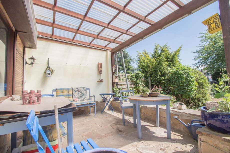 Terrasse Doppelhaush�lfte Neuss