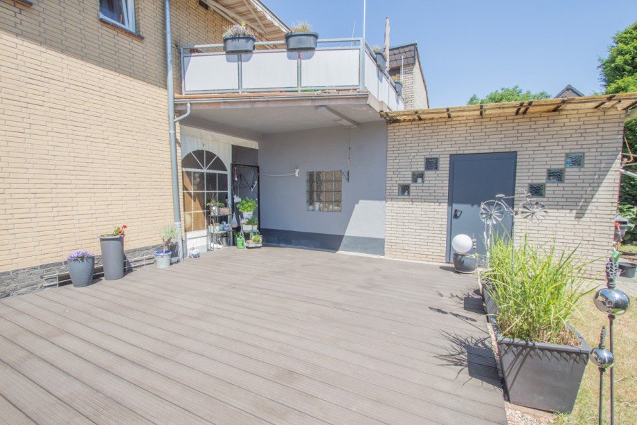 Terrasse Doppelhaush�lfte Neuss / Holzheim