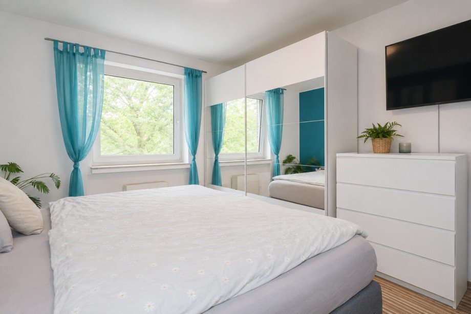 Das Schlafzimmer Dachgeschosswohnung M�nchengladbach