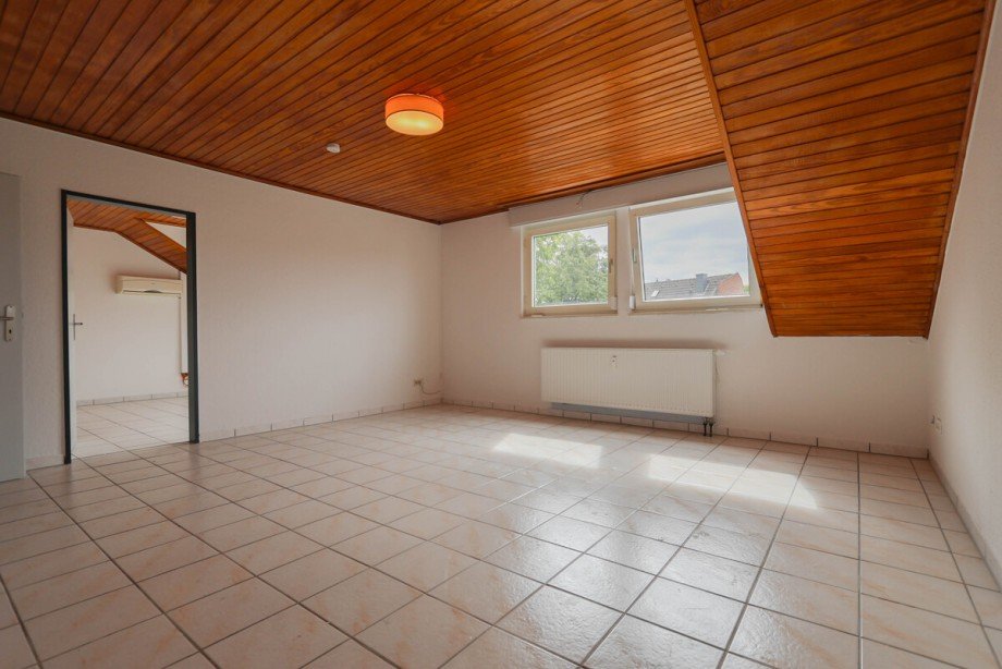 Das Wohnzimmer Dachgeschosswohnung Kaarst / B�ttgen