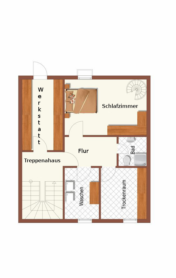 Grundriss Kellergeschoss Zweifamilienhaus Korschenbroich / Kleinenbroich