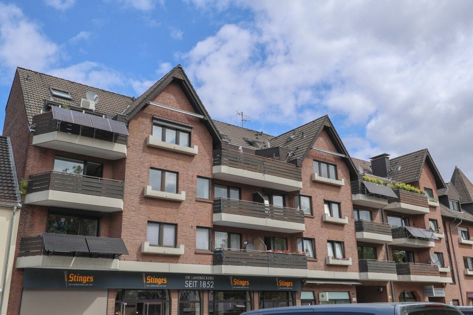 Die Au�enansicht Maisonettewohnung M�nchengladbach