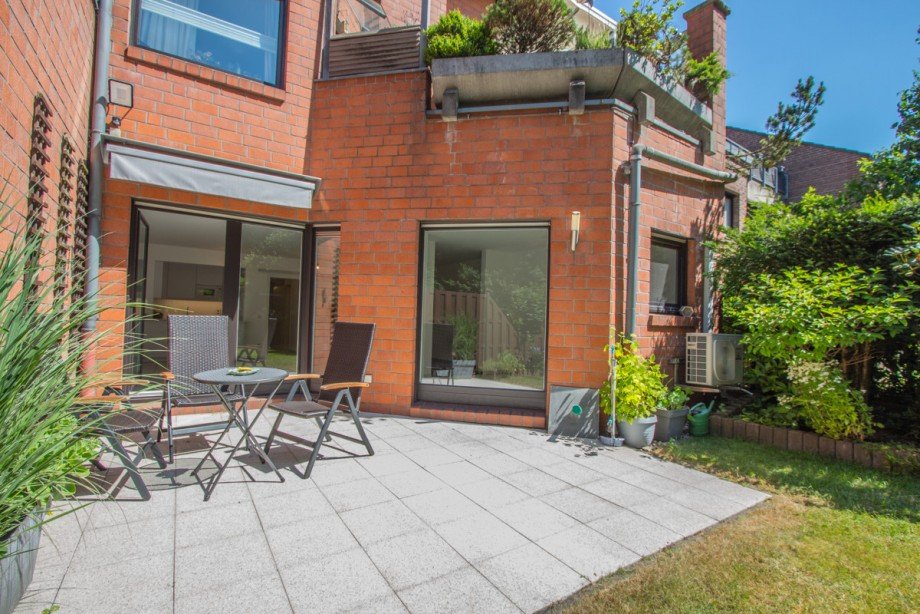 Terrasse Erdgeschosswohnung D�sseldorf