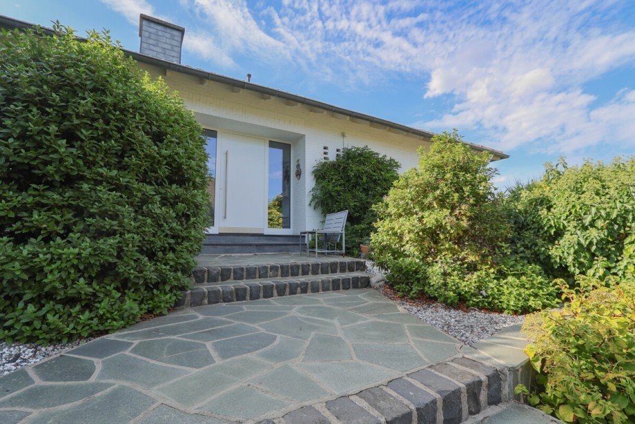 Der Hauseingang Bungalow Korschenbroich