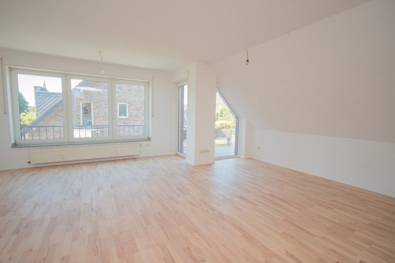 Der Wohnbereich Korschenbroich Maisonettewohnung Charmante Maisonettewohnung mit Balkon in ruhiger Lage von Korschenbroich-Pesch