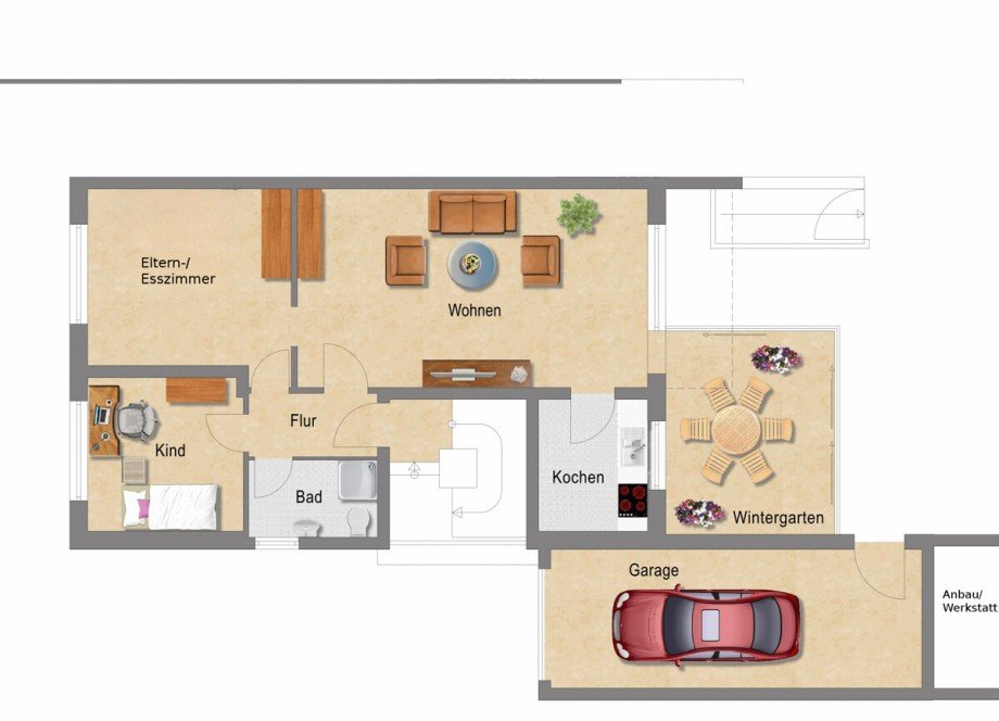 Der Grundriss EG Mehrfamilienhaus M�nchengladbach / Neuwerk-Mitte