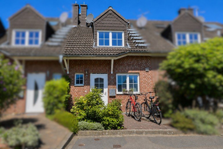Die Au�enansicht Korschenbroich / Kleinenbroich Reihenmittelhaus Attraktives Reihenmittelhaus mit Terrasse und Garten in Korschenbroich-Kleinenbroich