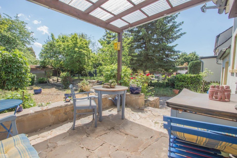 Terrasse Doppelhaush�lfte Neuss