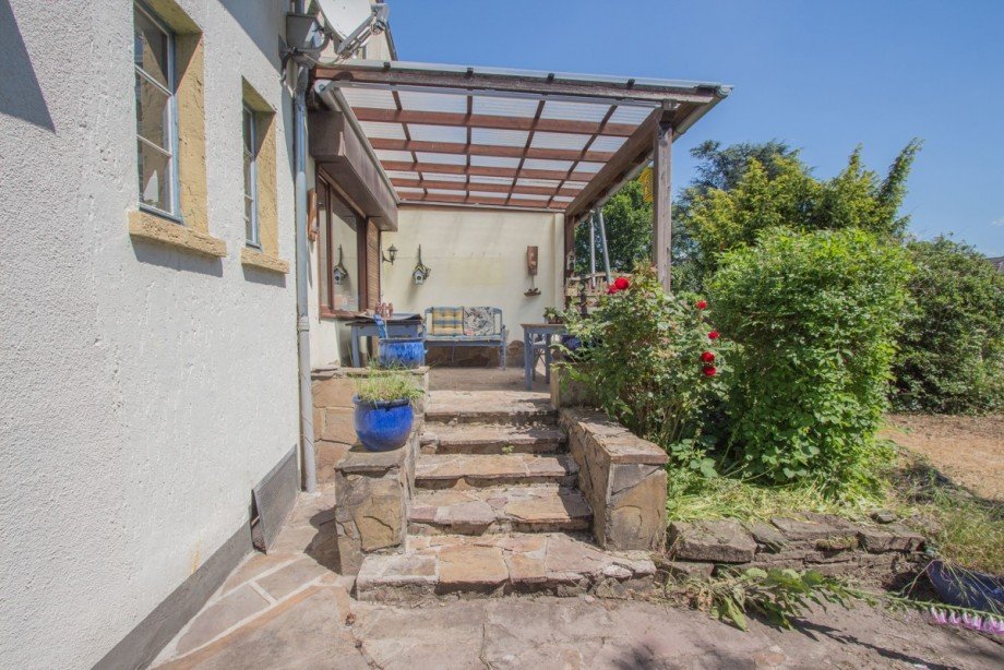 Terrasse Doppelhaush�lfte Neuss